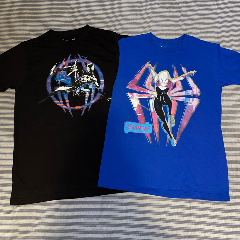 Spider-Man: ATSV graphic T’s duo